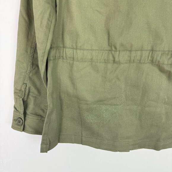 NWT Modcloth Assorted Occasions Anorak Utility Jacket Army Green Size XXS NEW - Picture 14 of 15